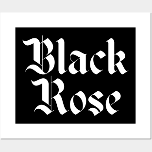 black rose Posters and Art